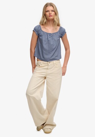 Superdry & Co Blouse in Blauw