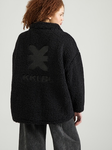 Karo Kauer Jacke in Schwarz