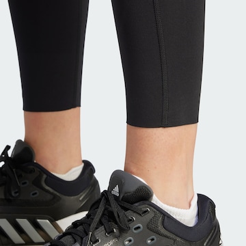 ADIDAS PERFORMANCE Skinny Sports trousers 'Optime Power' in Black
