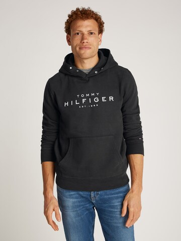 Felpa di TOMMY HILFIGER in nero: frontale