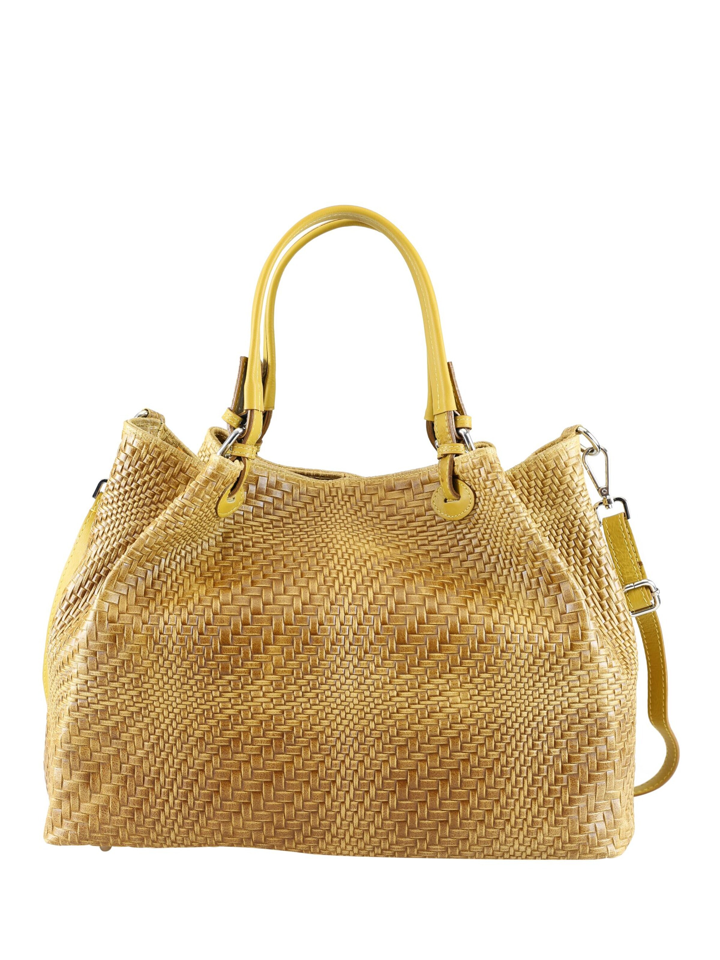 COLLEZIONE ALESSANDRO Shoulder Bag 'Roomi' in Yellow: front