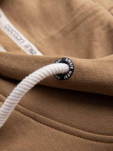 Sweat-shirt Ombre en marron