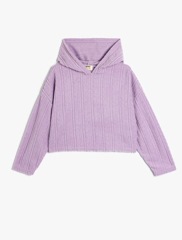 Koton Sweatshirt in Purple: front