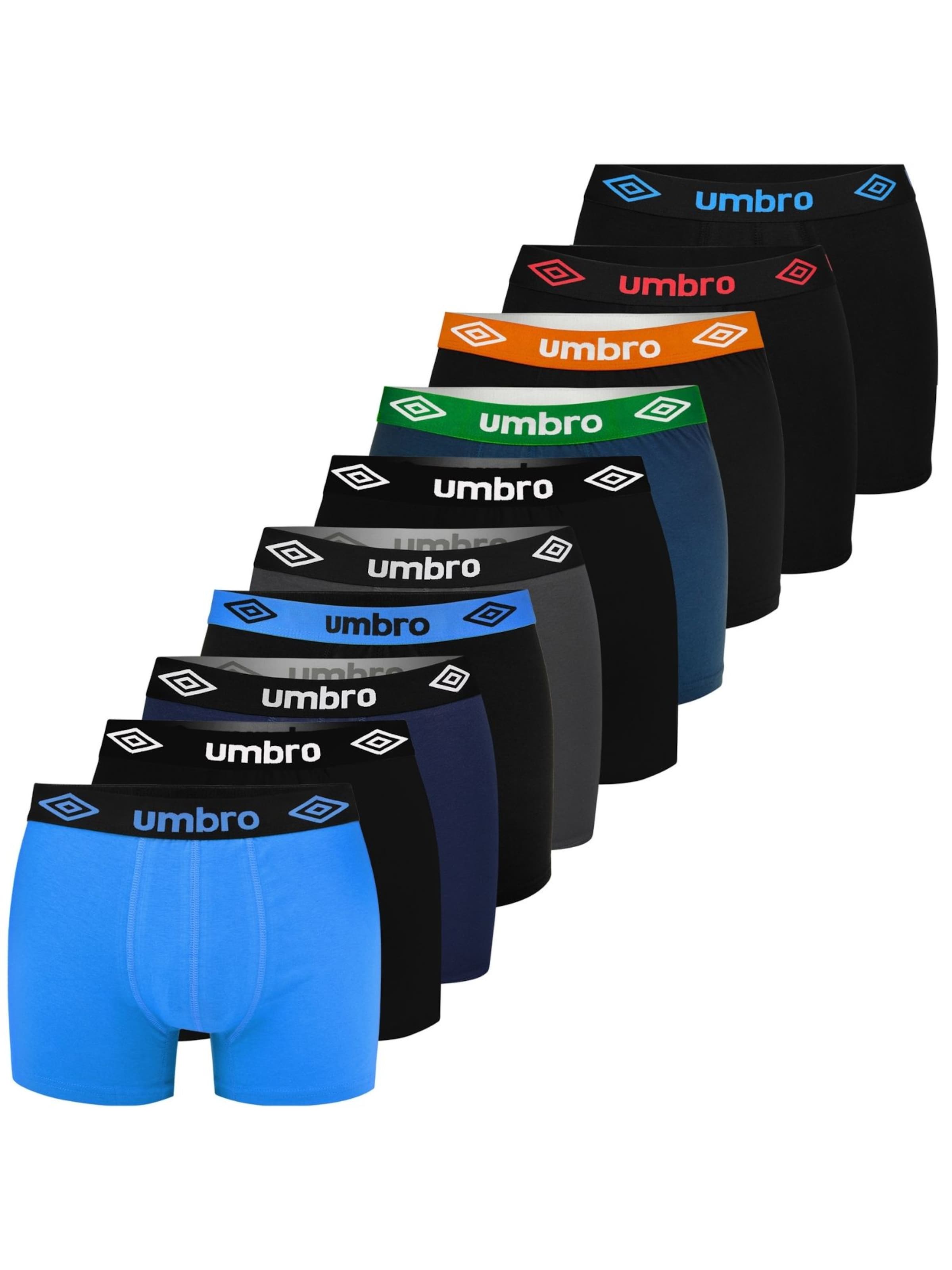 UMBRO Boxershorts in Gemengde kleuren: voorkant