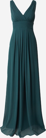 Robe de soirée STAR NIGHT en vert : devant