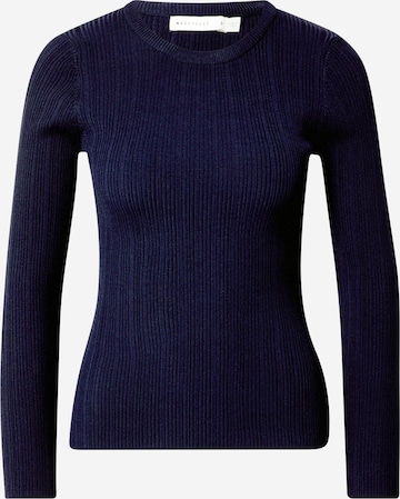 Pull-over Warehouse en bleu : devant