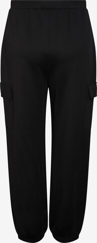 PIECES - Tapered Pantalón cargo 'FINN' en negro