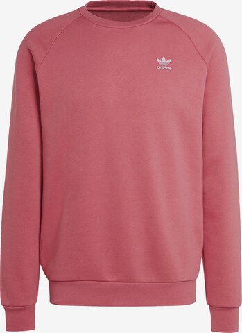 Sweat-shirt 'Trefoil Essentials ' ADIDAS ORIGINALS en rose : devant