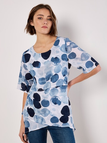 Tunique Apricot en bleu : devant