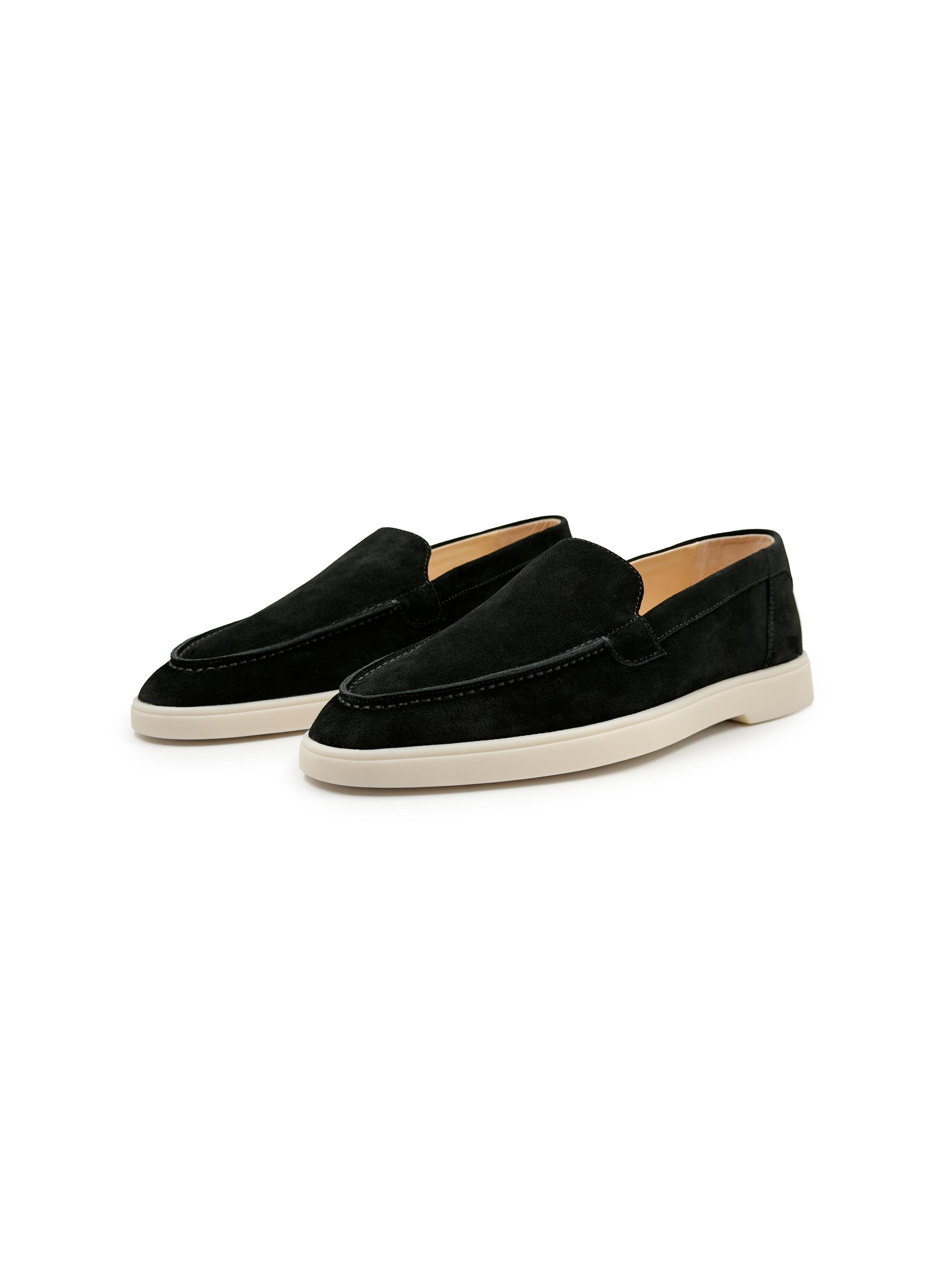 Chaussure basse 'Adore Classic Loafer' Dutch'D en noir