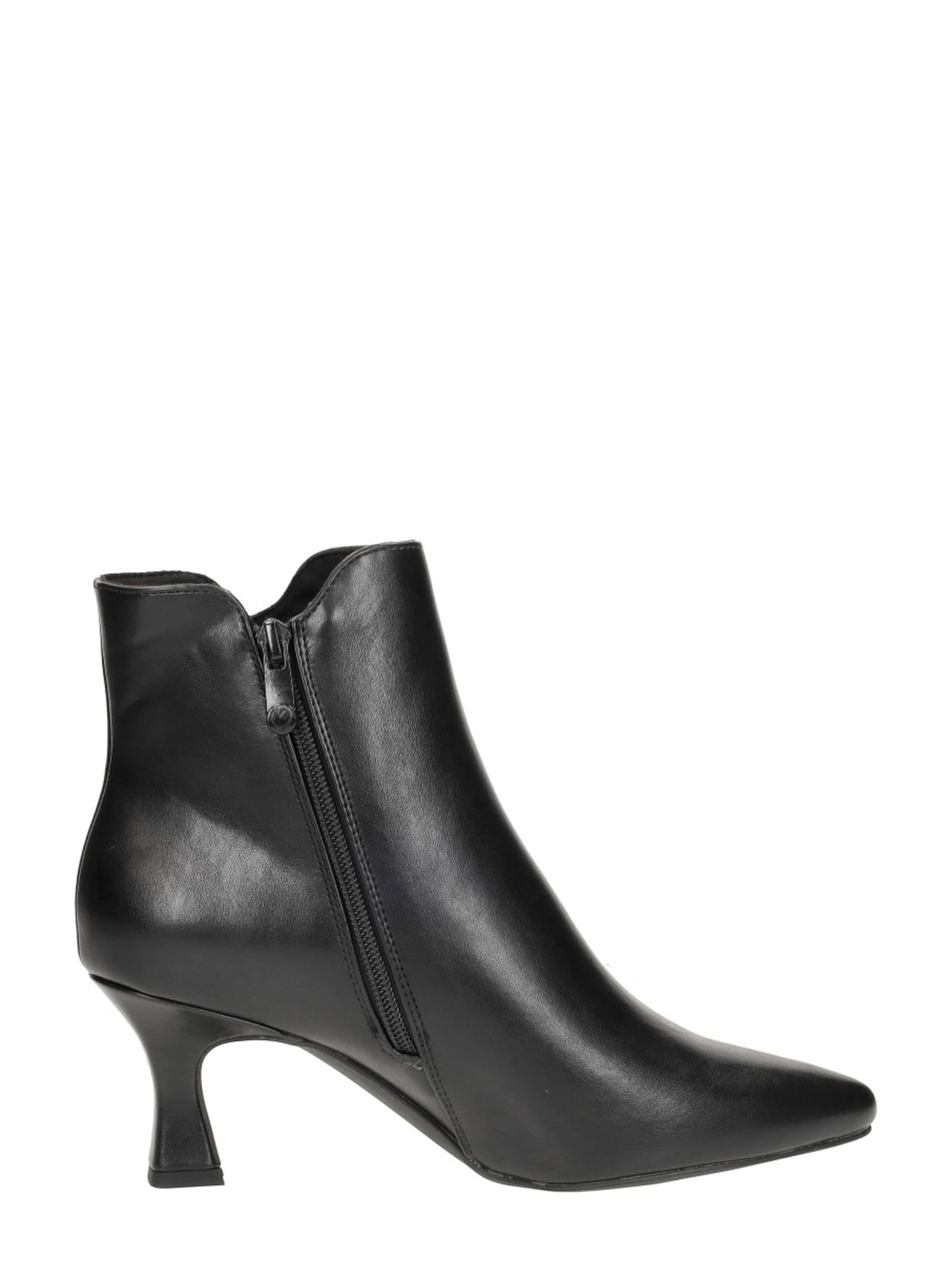 MARCO TOZZI Boots 'Enkellaarsjes Hak' in Black