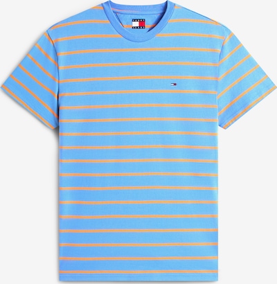 Marškinėliai iš Tommy Jeans, spalva – azuro spalva / oranžinė, Prekių apžvalga