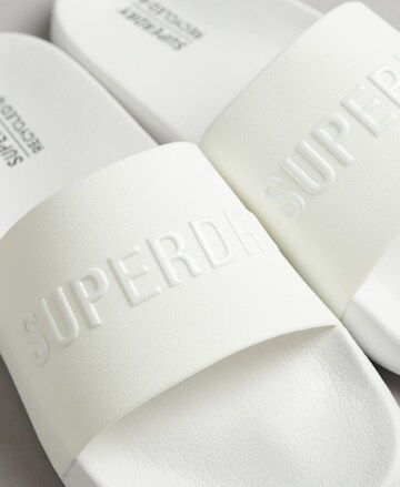 Mule Superdry en blanc