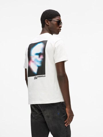 KARL LAGERFELD JEANS Póló - fekete: elől