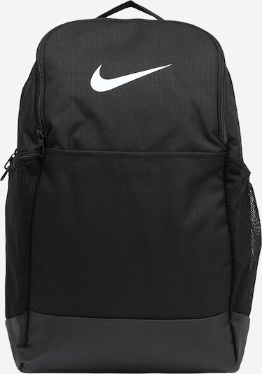 NIKE Sportski ruksak 'Brasilia 9.5' u grafit siva / crna / bijela, Pregled proizvoda