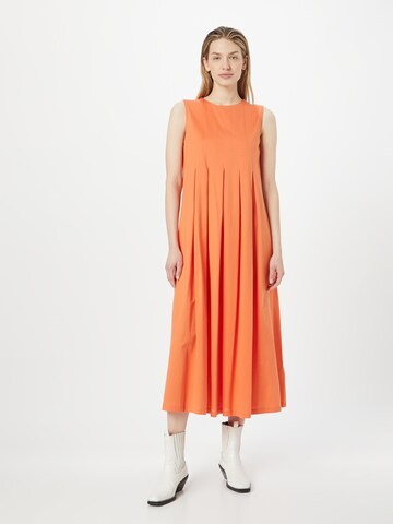Weekend Max Mara Φόρεμα σε πορτοκαλί: μπροστά