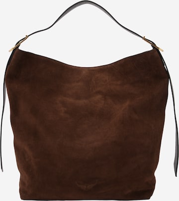 Zadig & Voltaire Olkalaukku 'JANE' värissä ruskea: etupuoli