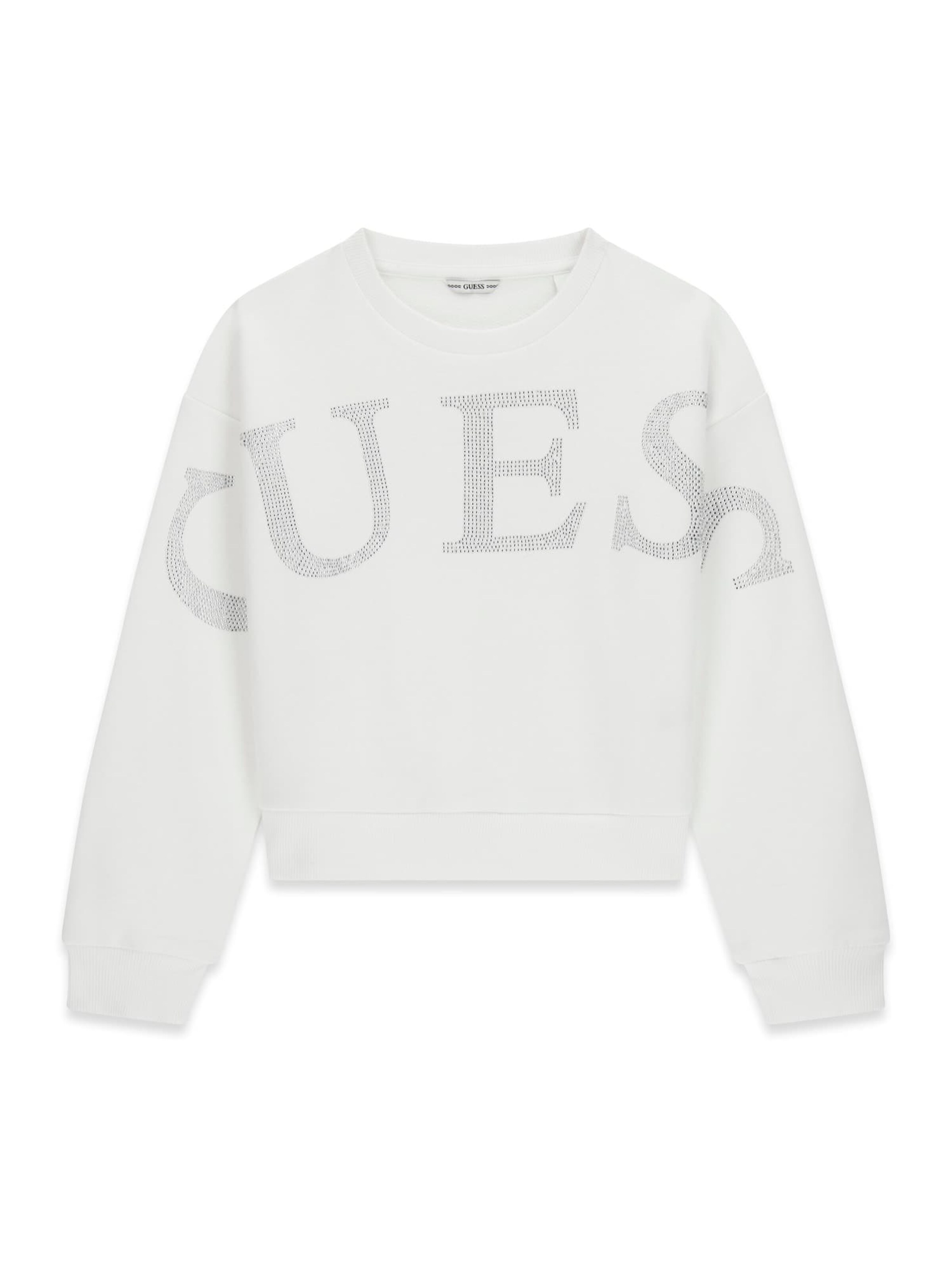 GUESS Sweatshirt in White: front
