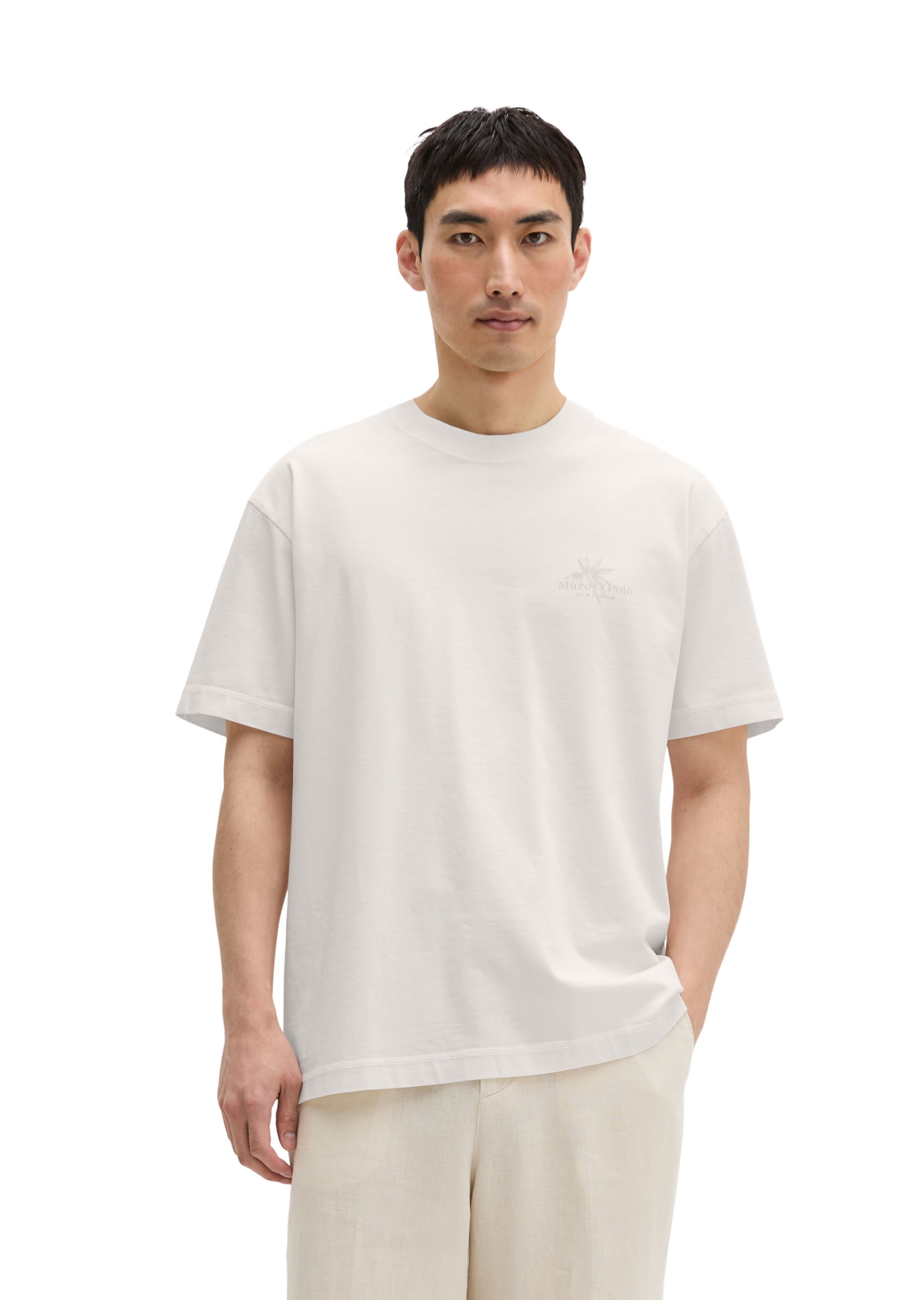 Marc O'Polo Shirt in Beige: front