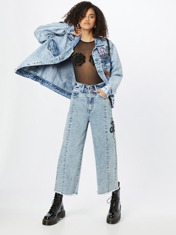 ABOUT YOU x INNA Wide leg Jeans 'Lou' in Blue