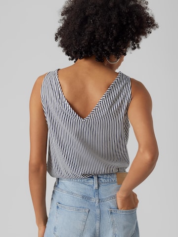 VERO MODA Bluse 'BUMPY' in Weiß