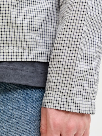 JACK & JONES Comfort fit Button Up Shirt 'JORAustin' in Grey