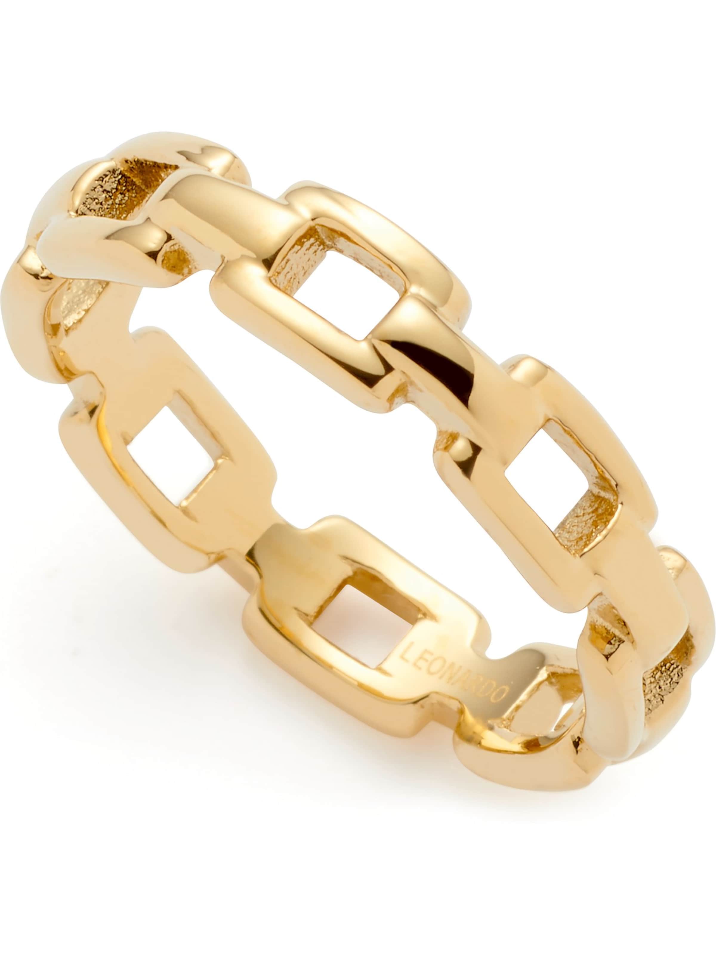 LEONARDO Ring in Gold: Vorderseite