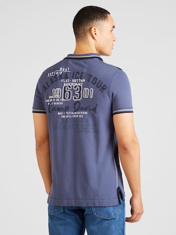 CAMP DAVID Poloshirt 'Alaska Ice Tour' in Blau