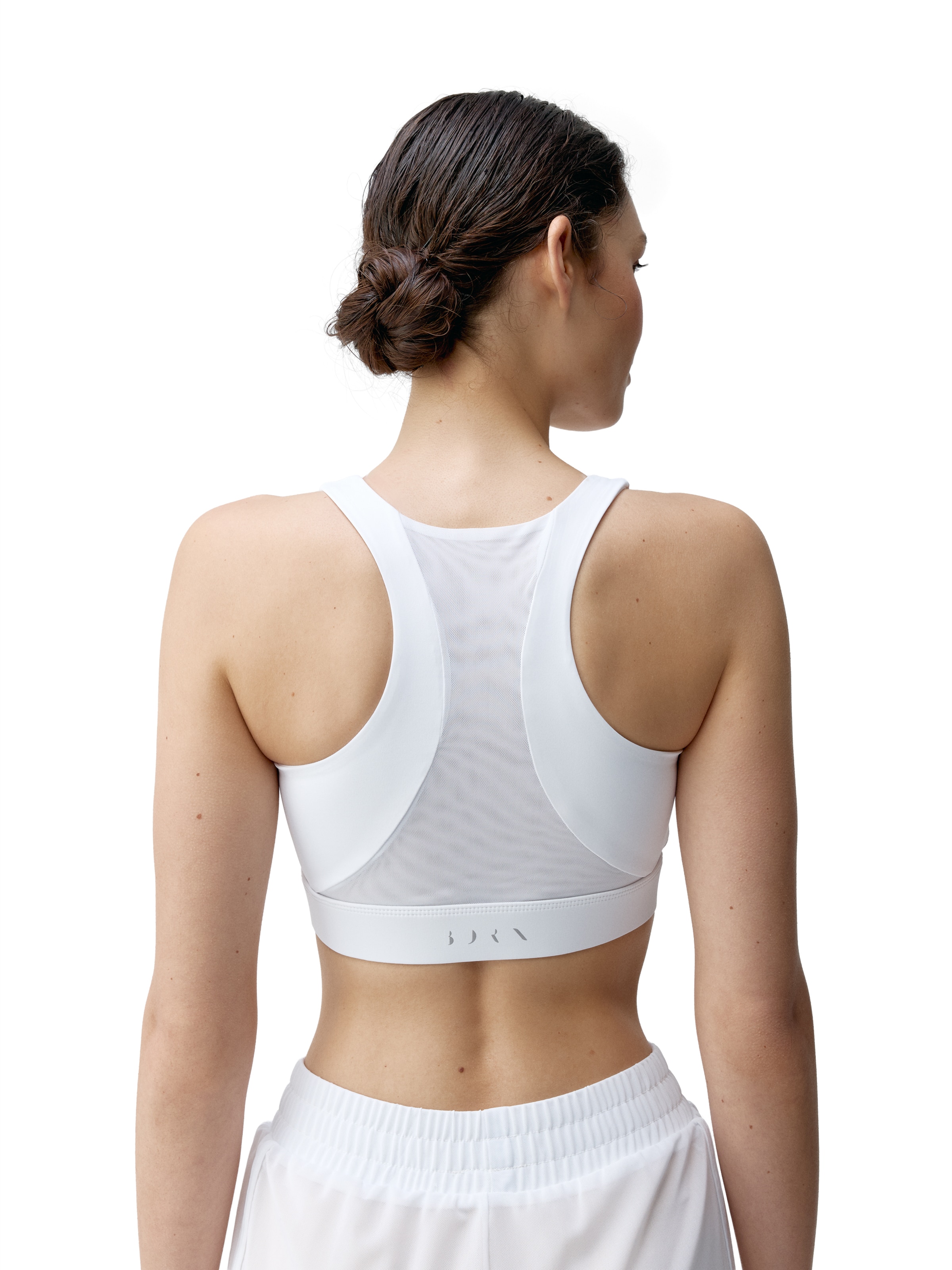 Born Living Yoga Bralette Sports bra ' Padma 2.0 ' in White