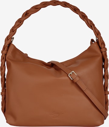 Sac à bandoulière Samantha Look en marron : devant