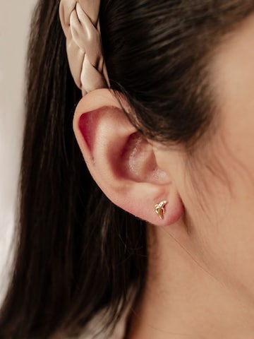 Hey Happiness - Pendientes 'Sunny Banana' en oro