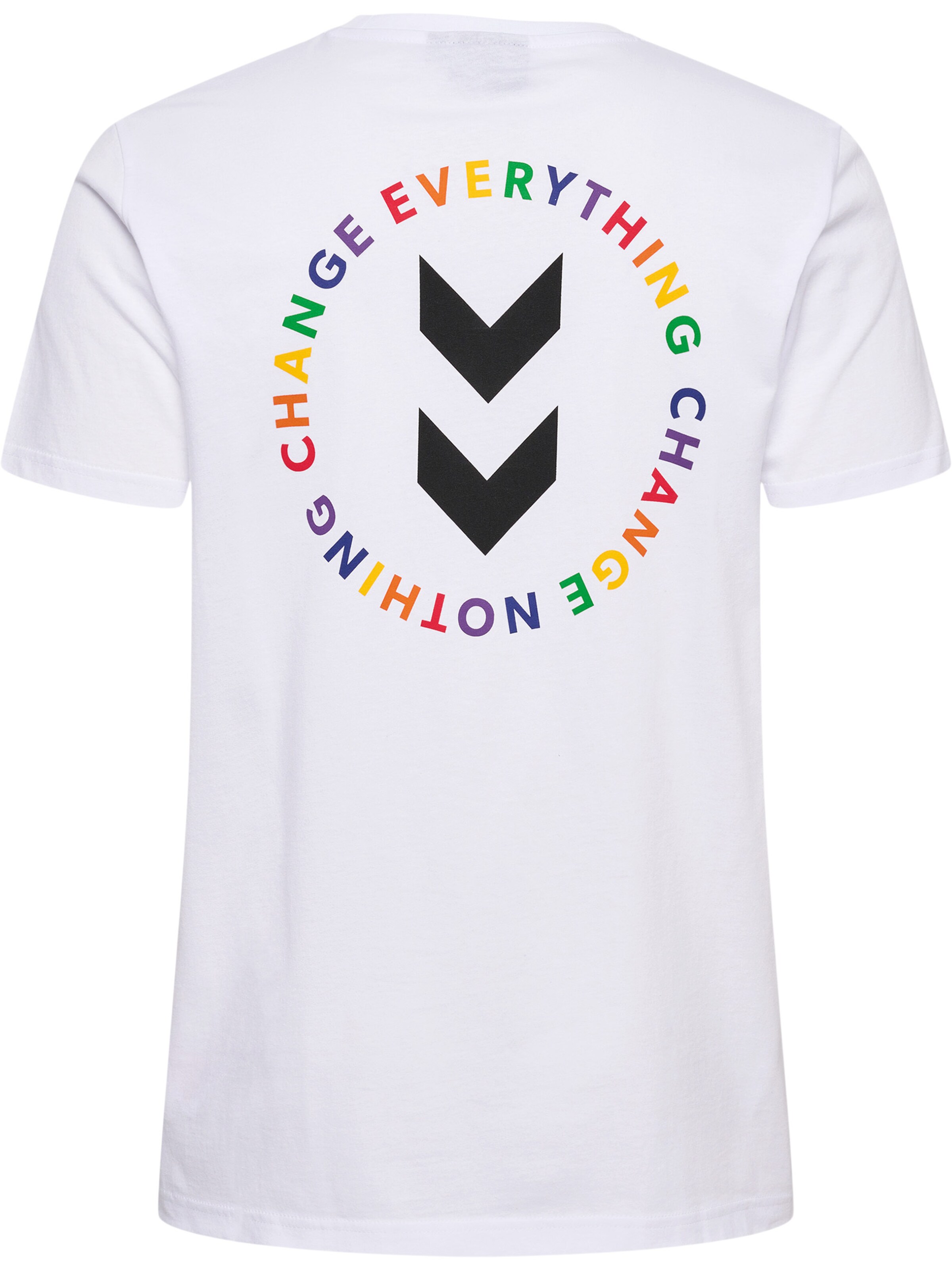 Hummel Shirt 'Everything Nothing' in Wit