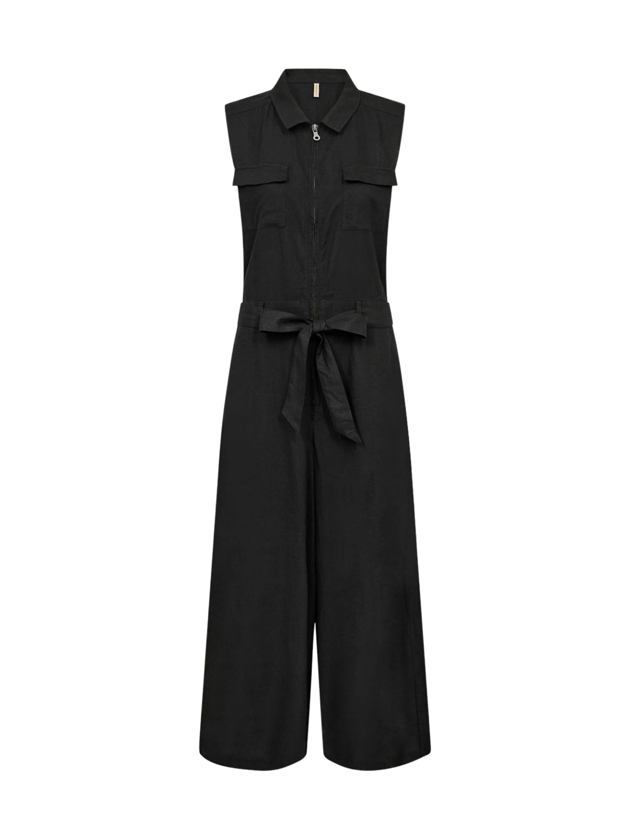 Soyaconcept Jumpsuit ' INA 7 ' in Zwart: voorkant