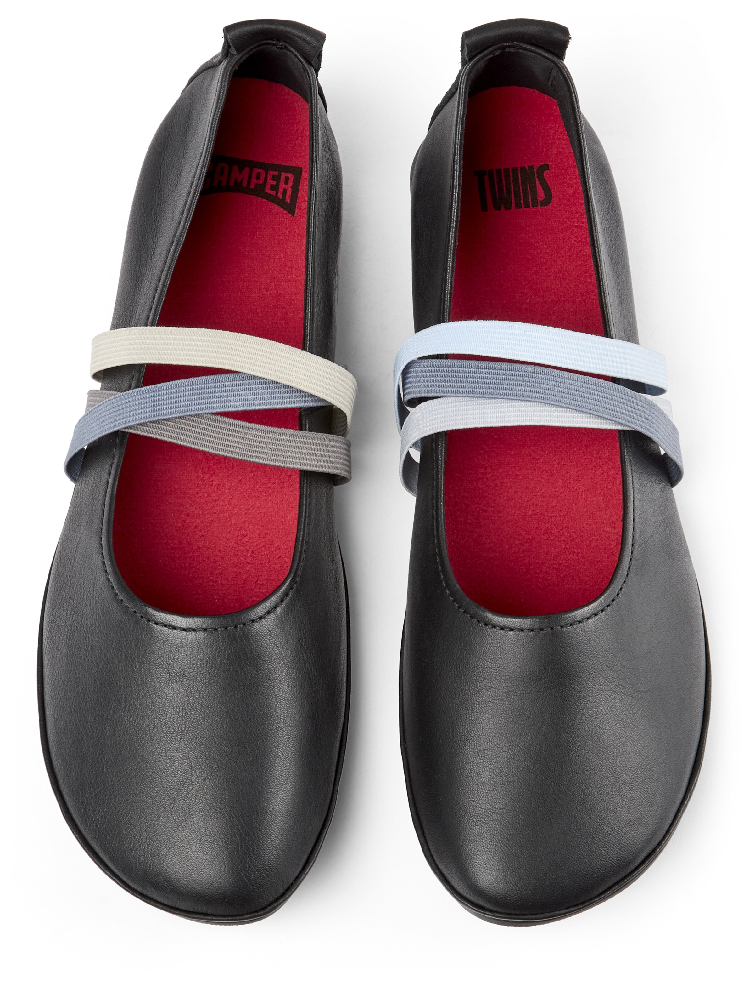 Ballerina con cinturino 'Right Nina' di CAMPER in nero