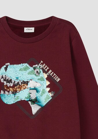 Sweat s.Oliver en rouge