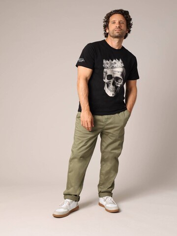 T-Shirt 'Crown' Deeluxe en noir