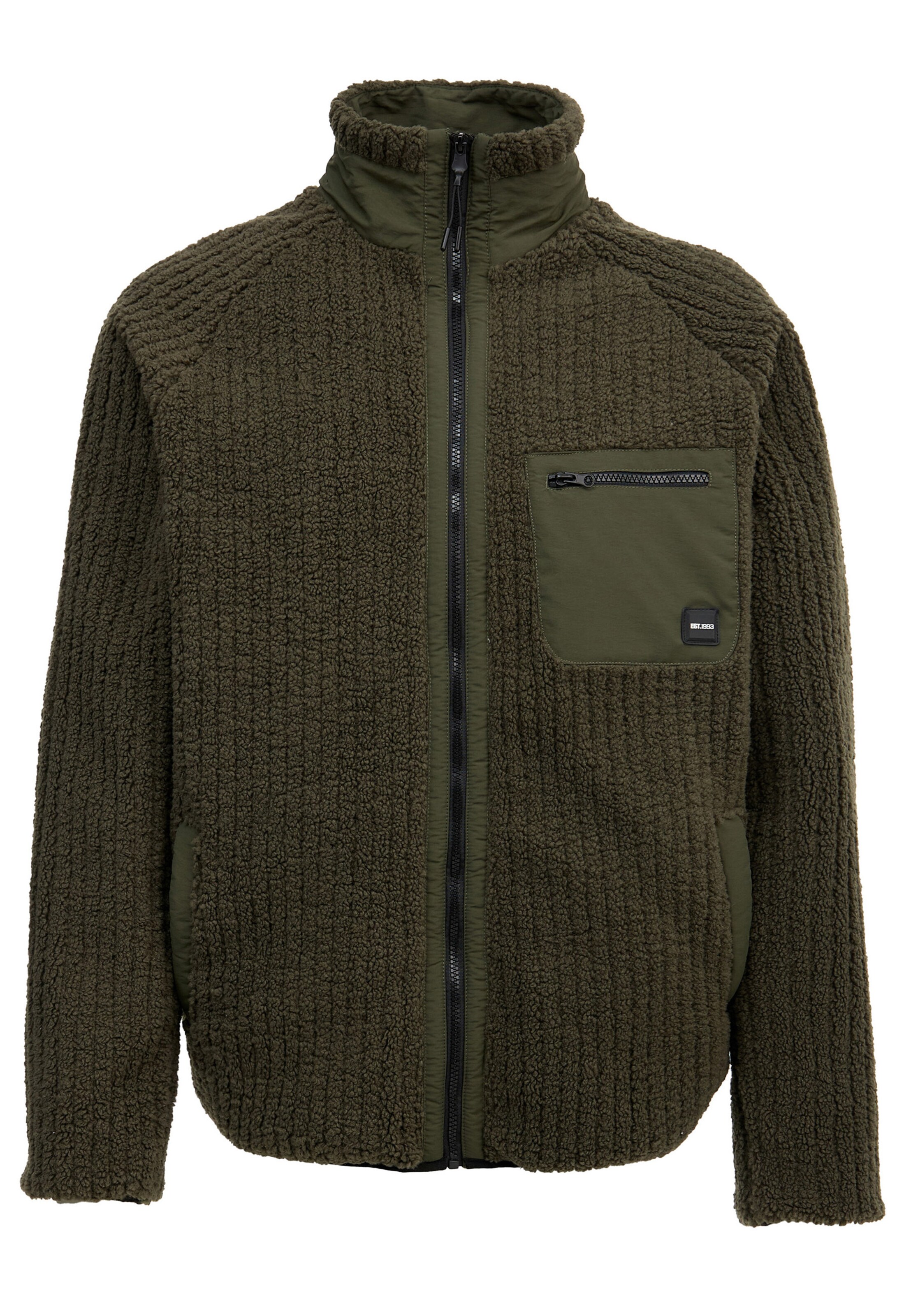 INDICODE JEANS Jacke ' Scotts ' in Grün: Vorderseite