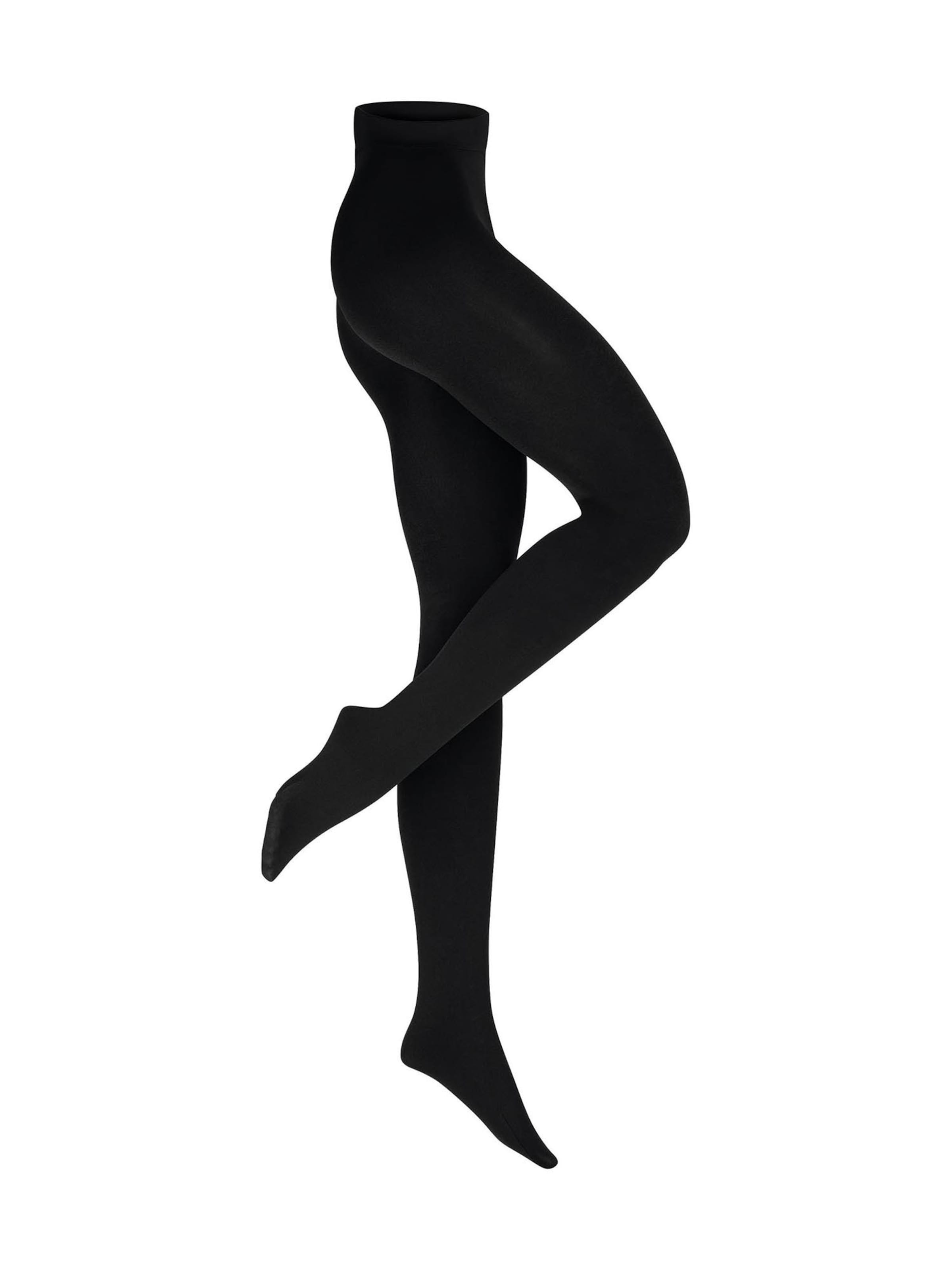 Nur Die - Leotardos finos ' Cozy Thermal 100 DEN Thermo ' en negro: frente