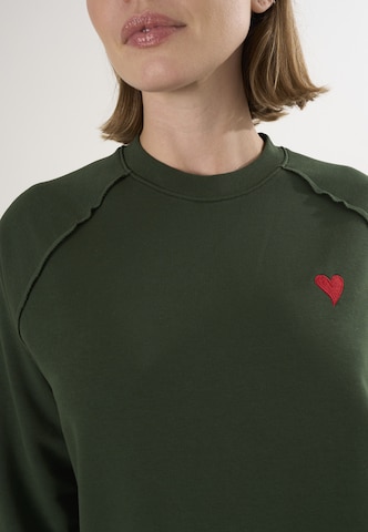 Sweat-shirt Felix Hardy en vert
