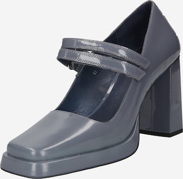 Jeffrey Campbell Lodičky 'MAGNUS' – modrá: přední strana