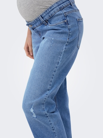 Coupe slim Jean 'OLMEMILY' Only Maternity en bleu