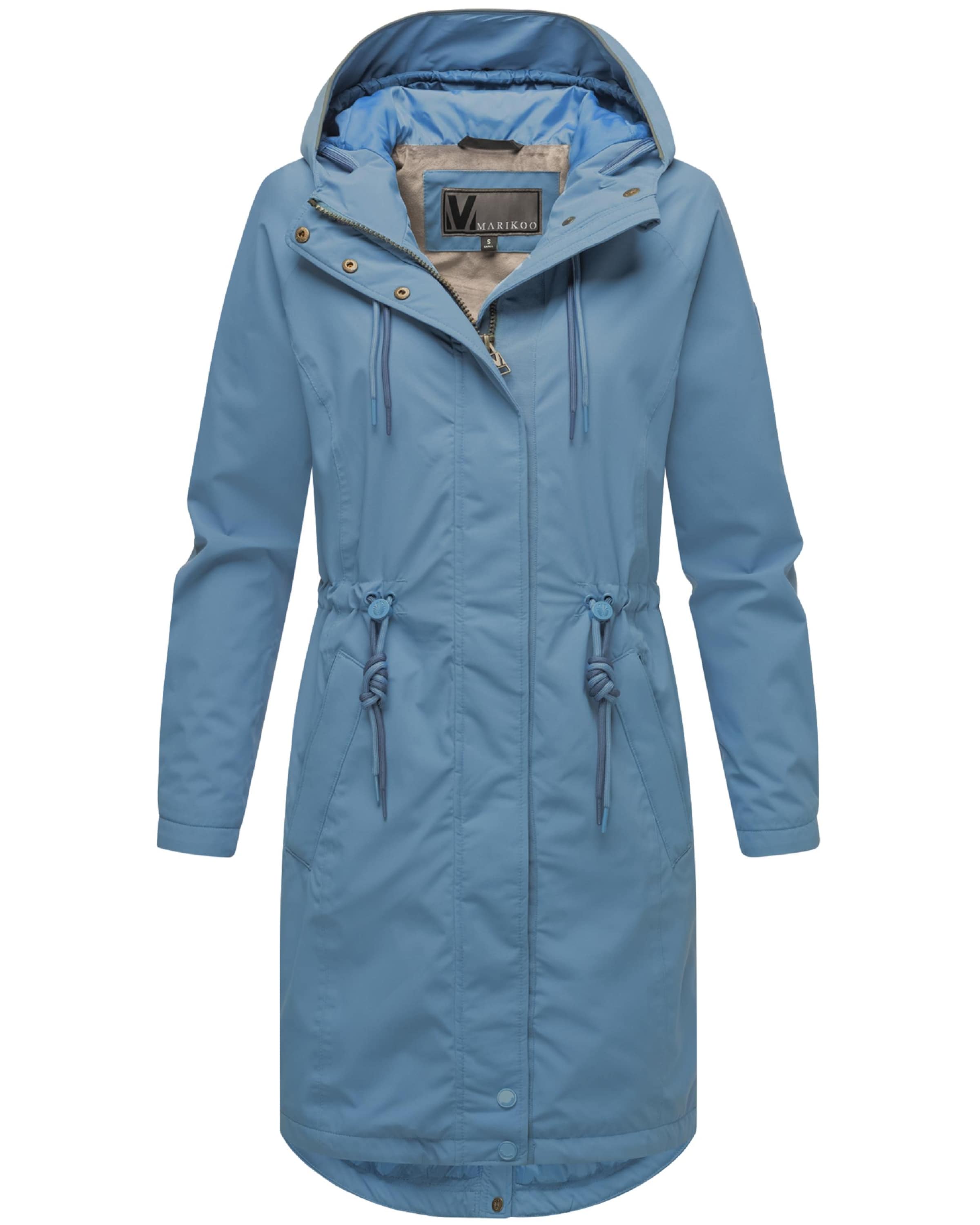 Palton de primăvară-toamnă 'Megumii 16' de la MARIKOO pe albastru