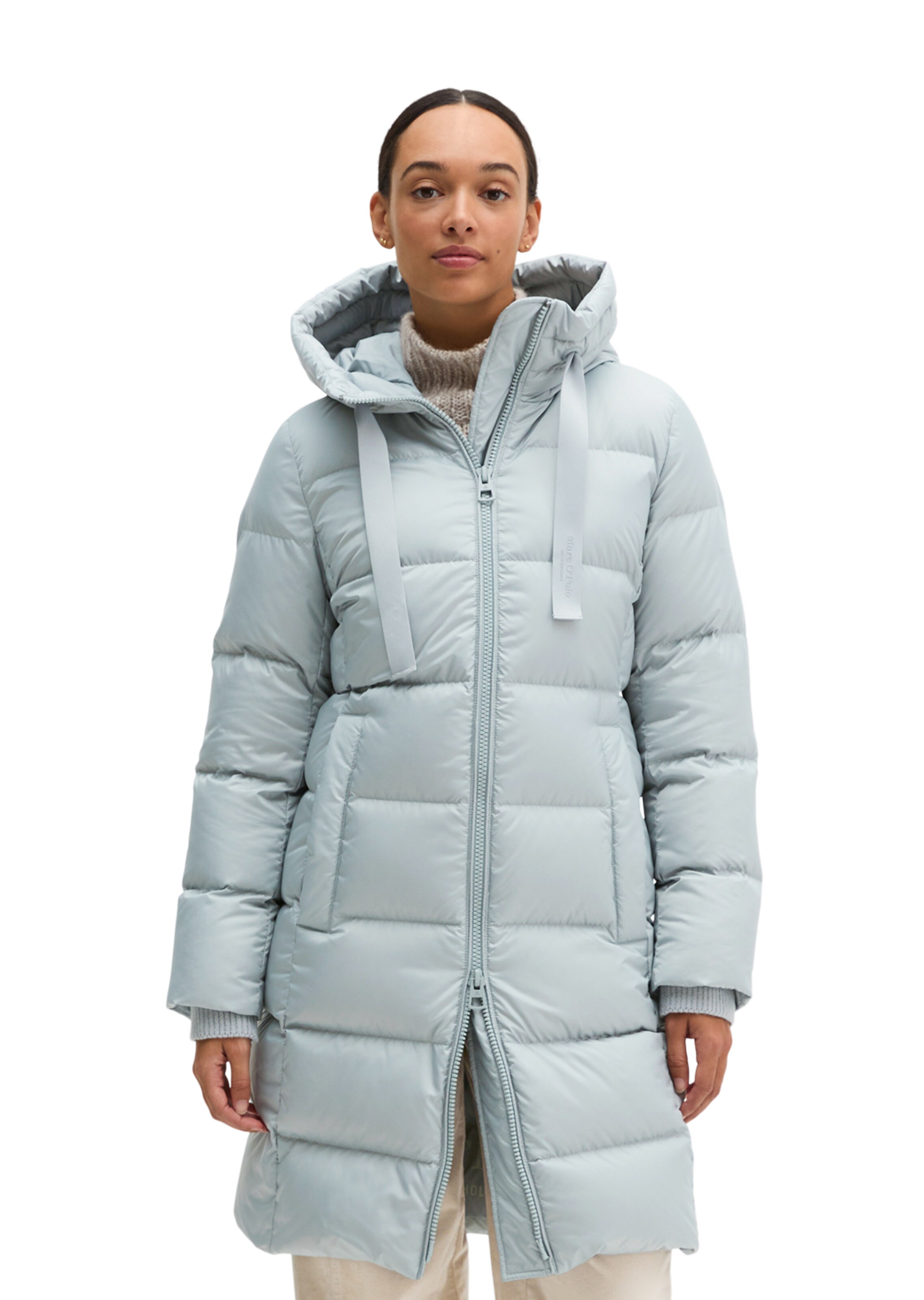 Manteau d’hiver Marc O'Polo en bleu : devant