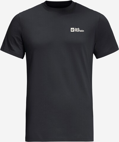 JACK WOLFSKIN Функционална тениска 'ESSENTIAL' в черно / бяло, Преглед на продукта