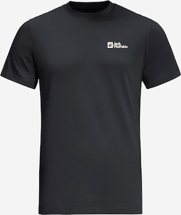 JACK WOLFSKIN - Camiseta funcional 'ESSENTIAL' en negro: frente