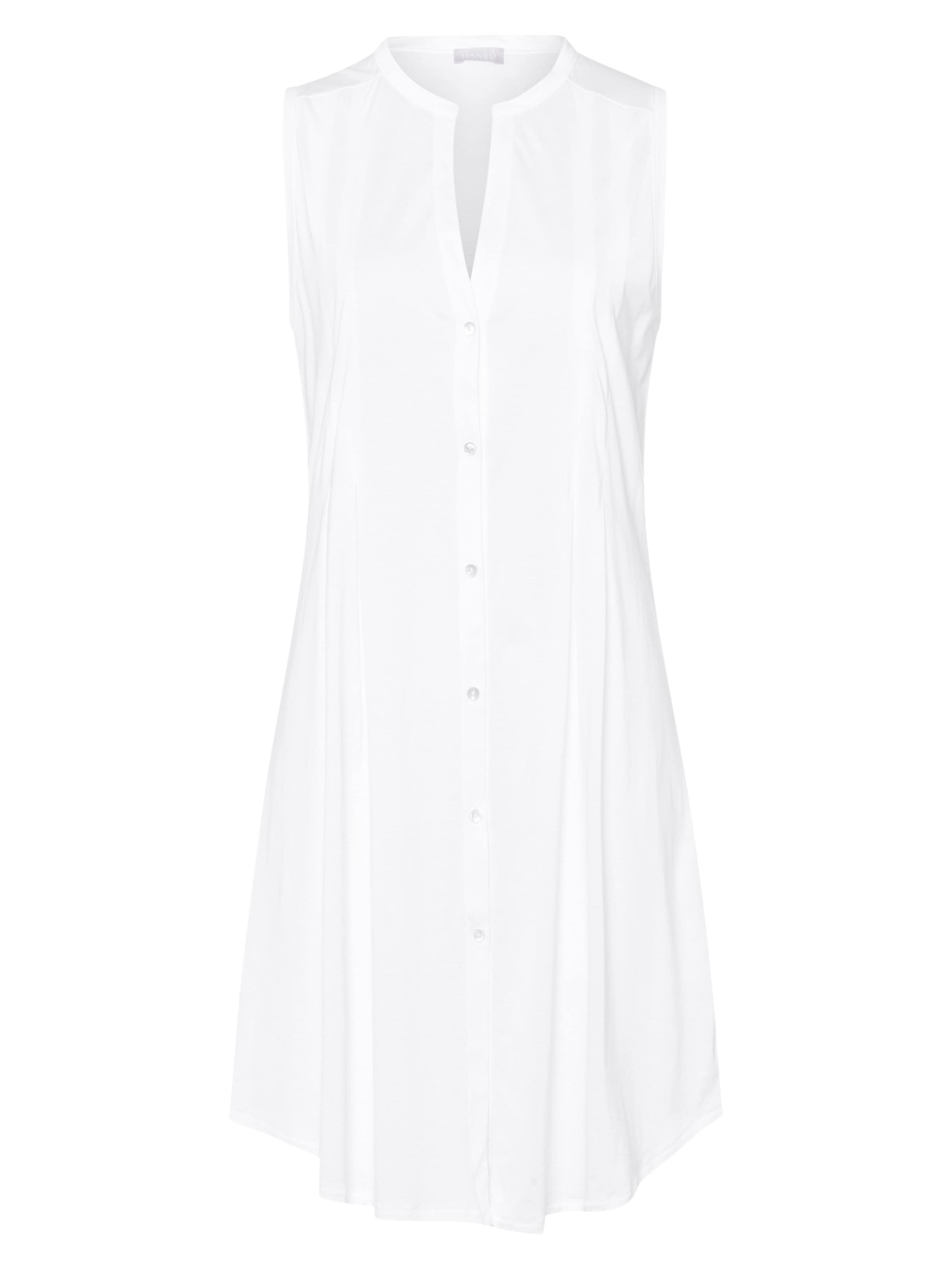Hanro Nightgown 'Cotton Deluxe' in White: front