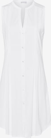 Hanro Nightgown 'Cotton Deluxe' in White: front
