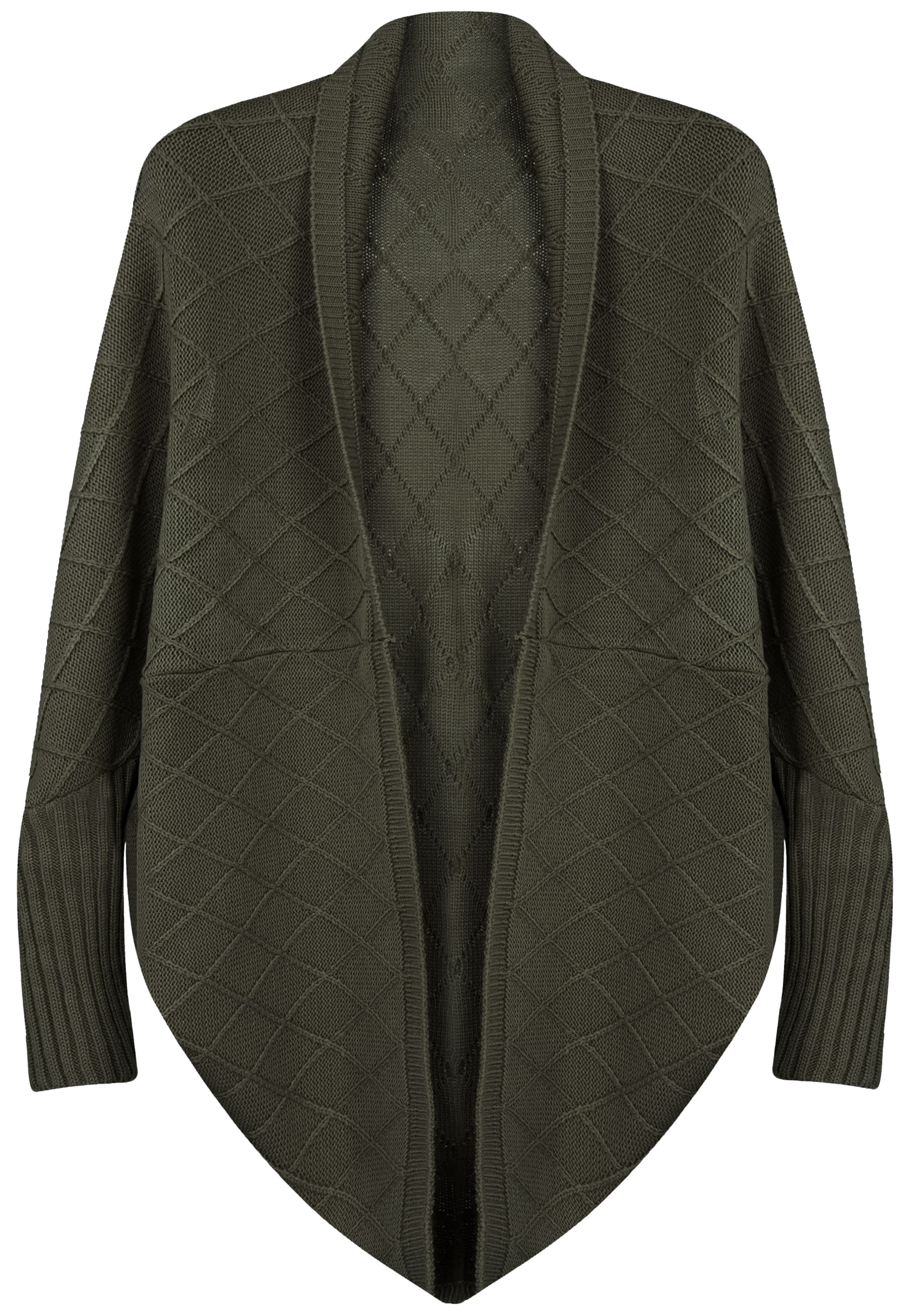 Jimmy Sanders Πλεκτή ζακέτα σε σκούρο πράσινο, Άποψη προϊόντος