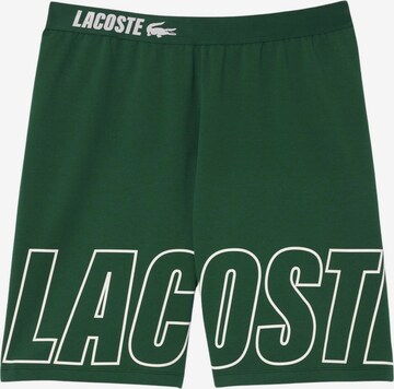 LACOSTE Regular Broek in Groen: voorkant