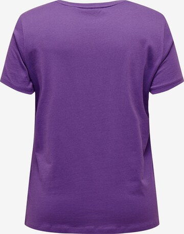 ONLY Carmakoma Majica 'Kiti' | vijolična barva